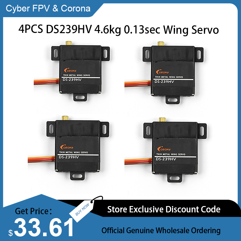 Rc Wing Glider - 4PCS Corona DS239HV Servomotor Digital con