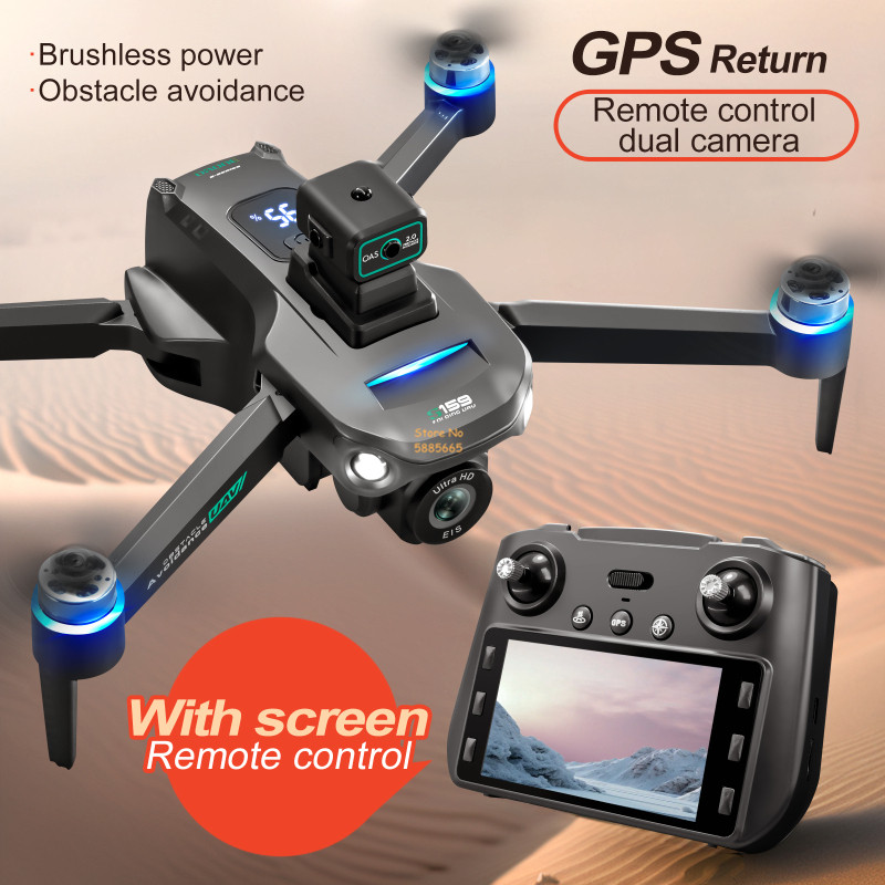 Drone Rc Helicopter With Camera - 8K Cámara Dual 5G WIFI FPV