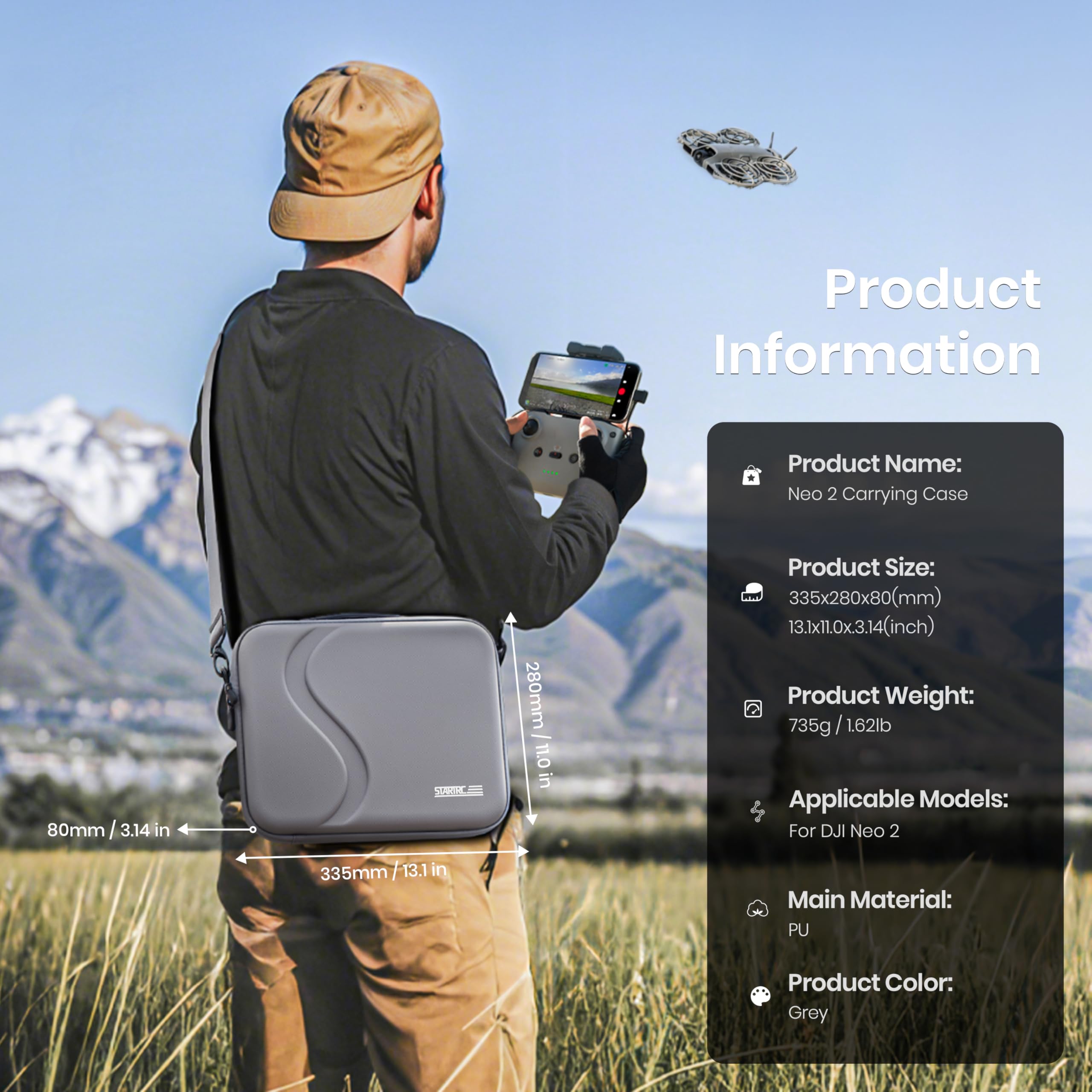 Drone Neo Rc - Estuche de Transporte para Accesorios DJI