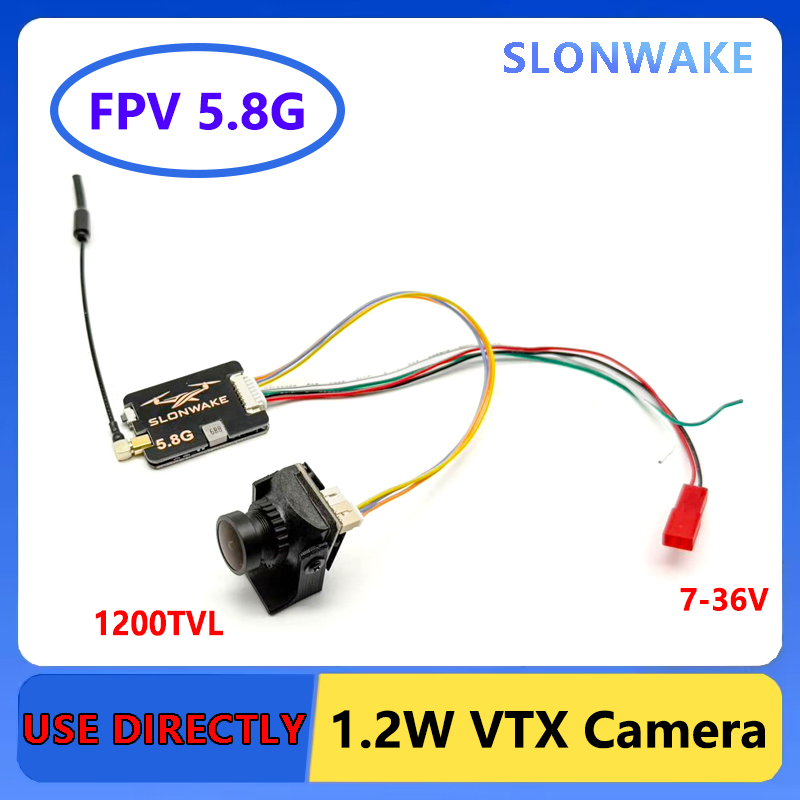 Fpv Camera Cmos - Transmisor de Largo Alcance SLONWAKE 5.8G