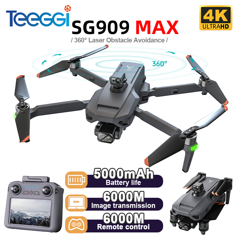 Drone Rc Helicopter With Camera - Teeggi SG909 MAX GPS Drone con