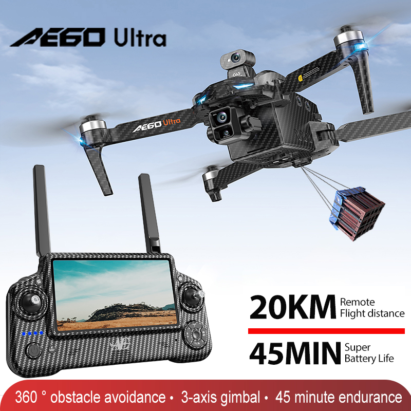 Drone Rc Helicopter With Camera - AE60 GPS Drone profesional 8K cámara