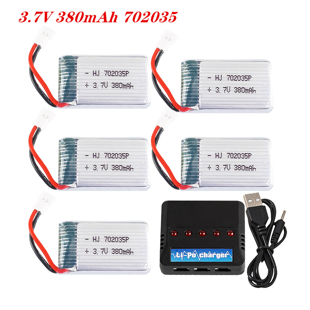 Lipo Battery Charger - 3.7V 380mah 702035 Batería Lipo recargable