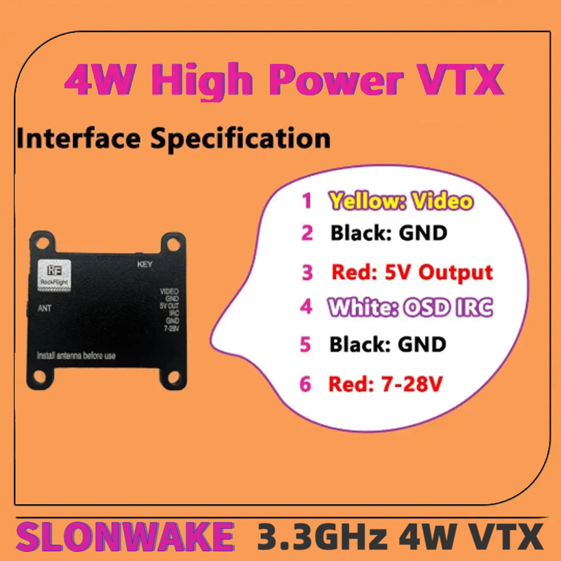 Transmisor de Video VTX SLONWA - Vtx Video Transmitter reseña y precio