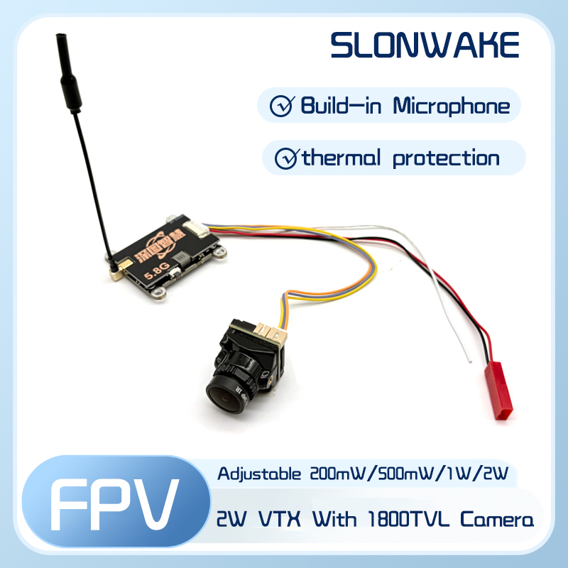 Transmisor VTX SLONWAKE 5.8G 5 - Fpv Camera Cmos reseña y precio