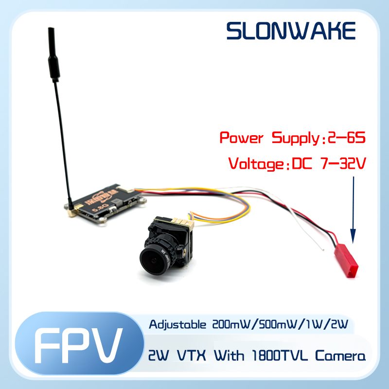 Transmisor VTX SLONWAKE 5.8G 5 - Fpv Camera Cmos reseña y precio