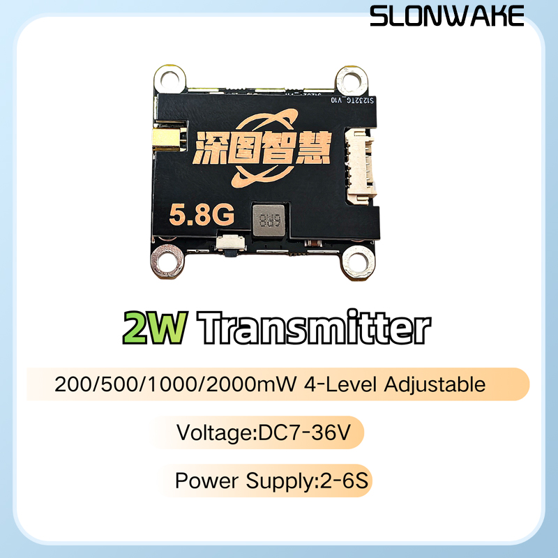 Transmisor VTX SLONWAKE 5.8G 5 - Fpv Camera Cmos reseña y precio