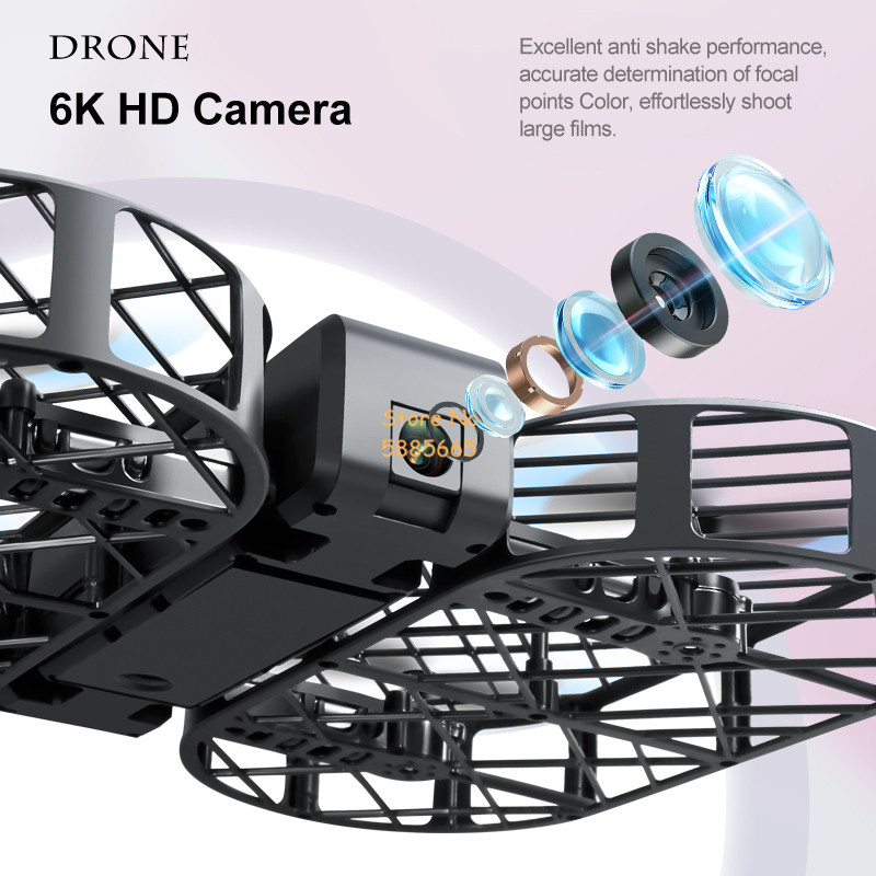 Cámara HD 8K 360 °   Protecció - Drone Rc Helicopter With Camera reseña y precio