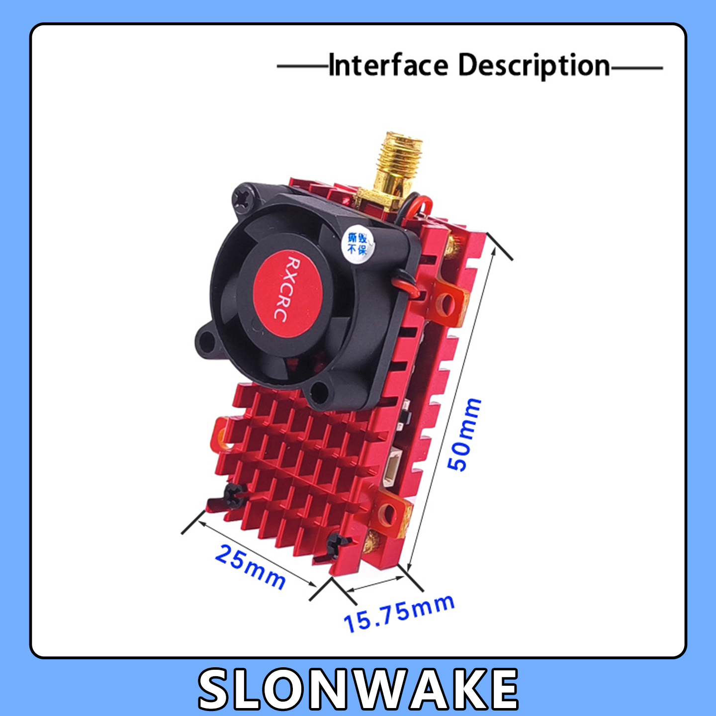 SLONWAKE 5,8G 2W VTX FPV 1800T - Drone Rc Plegable reseña y precio