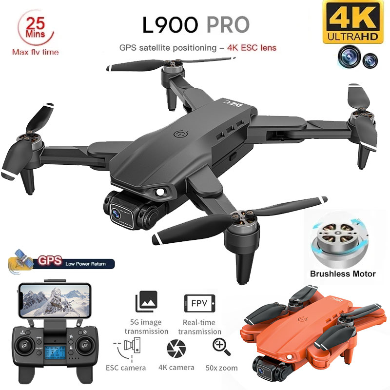 L900 Pro GPS Drone 4K profesio - Drone Rc Helicopter With Camera reseña y precio