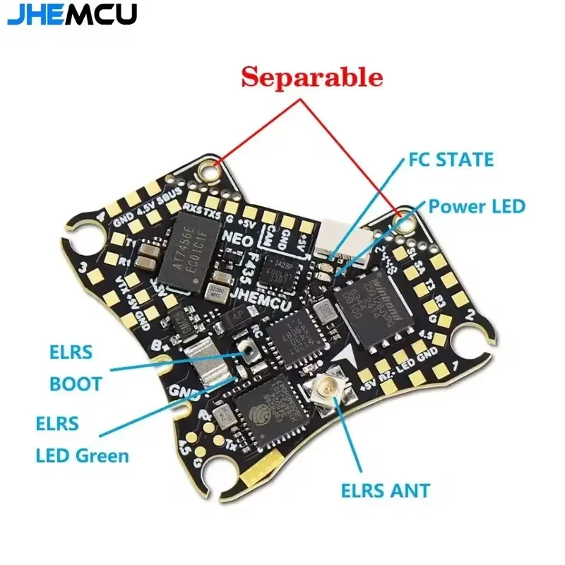 Control de Vuelo JHEMCU F435 N - Drone Neo Rc reseña y precio