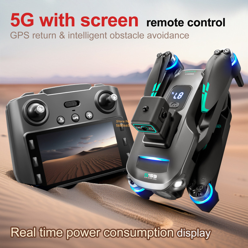 8K Cámara Dual 5G WIFI FPV Con - Drone Rc Helicopter With Camera reseña y precio