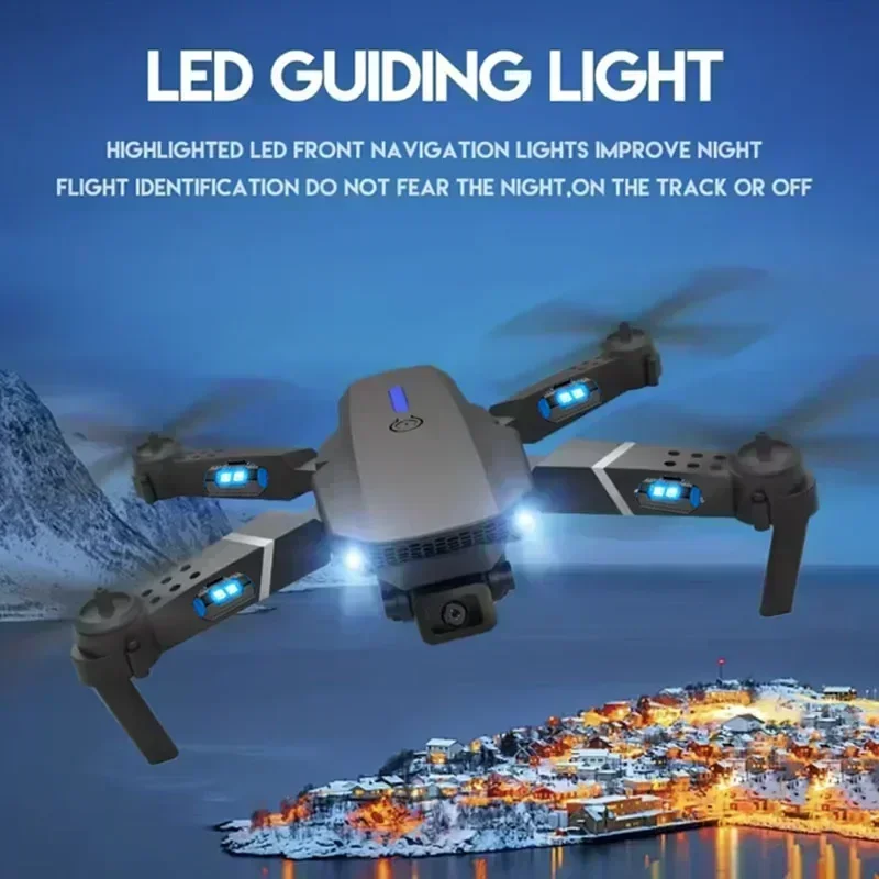 E88 Pro WIFI FPV Drone gran an - Drone Rc Plegable reseña y precio