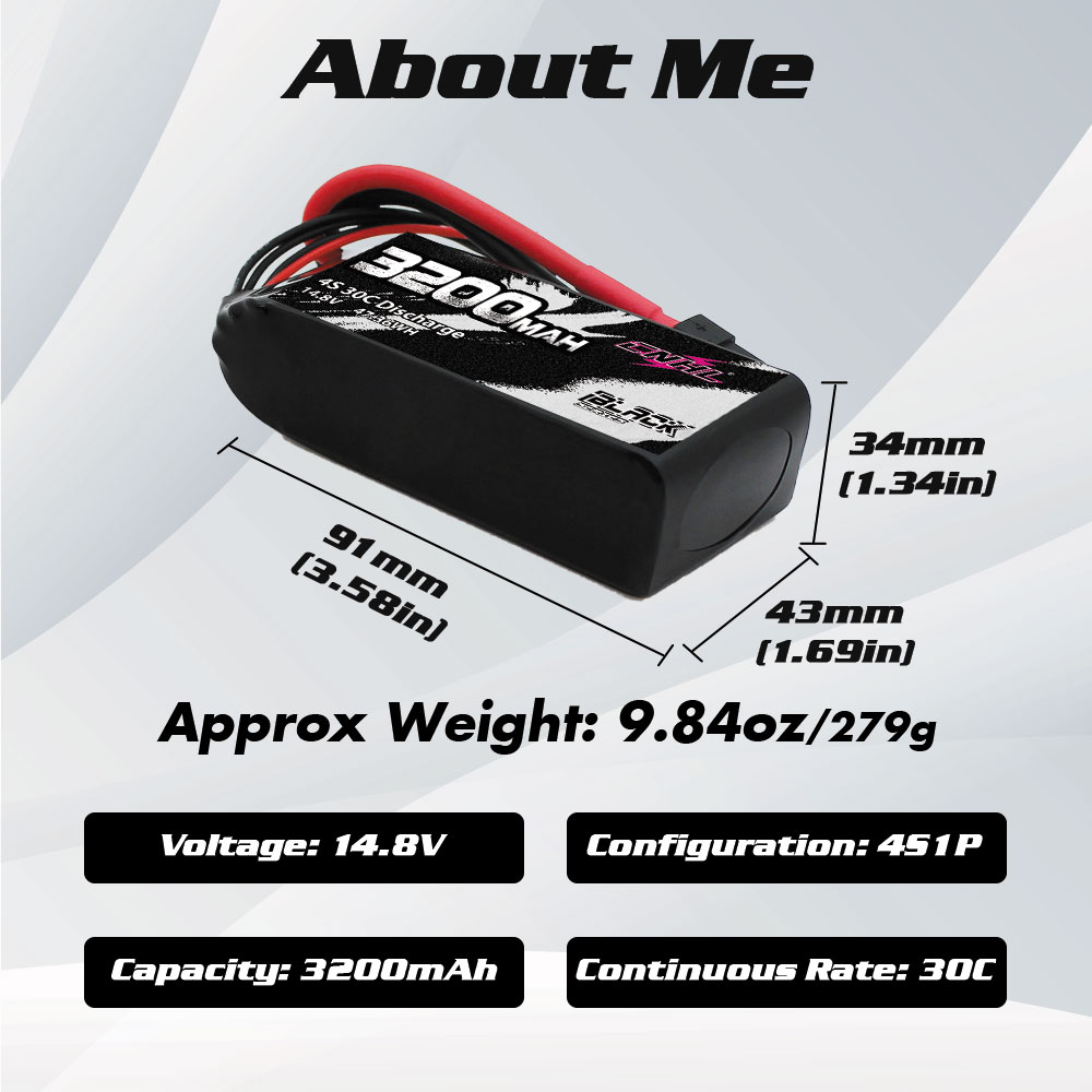 CNHL 2S 3S 4S Lipo batería 7,4 - Drone Rc Truck reseña y precio