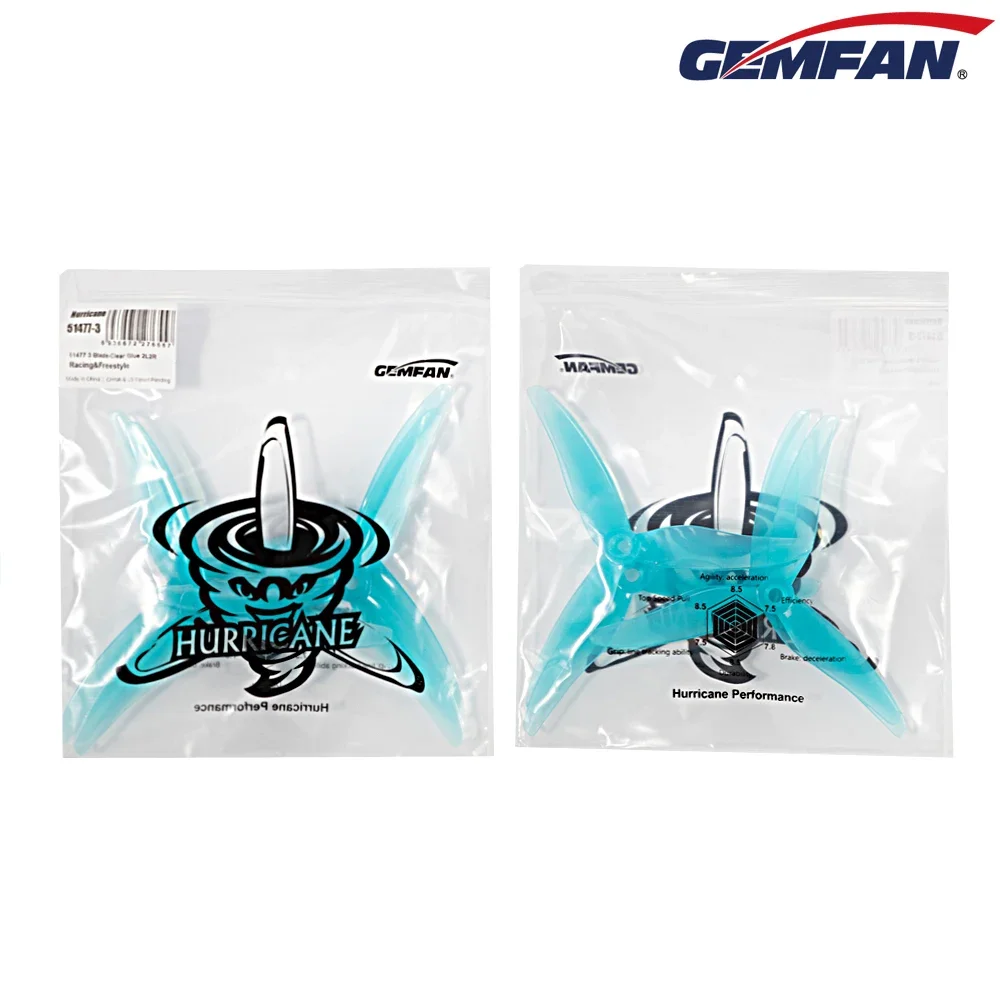 10 pares (10CW + 10CCW) Gemfan - Drone Rc Parts reseña y precio