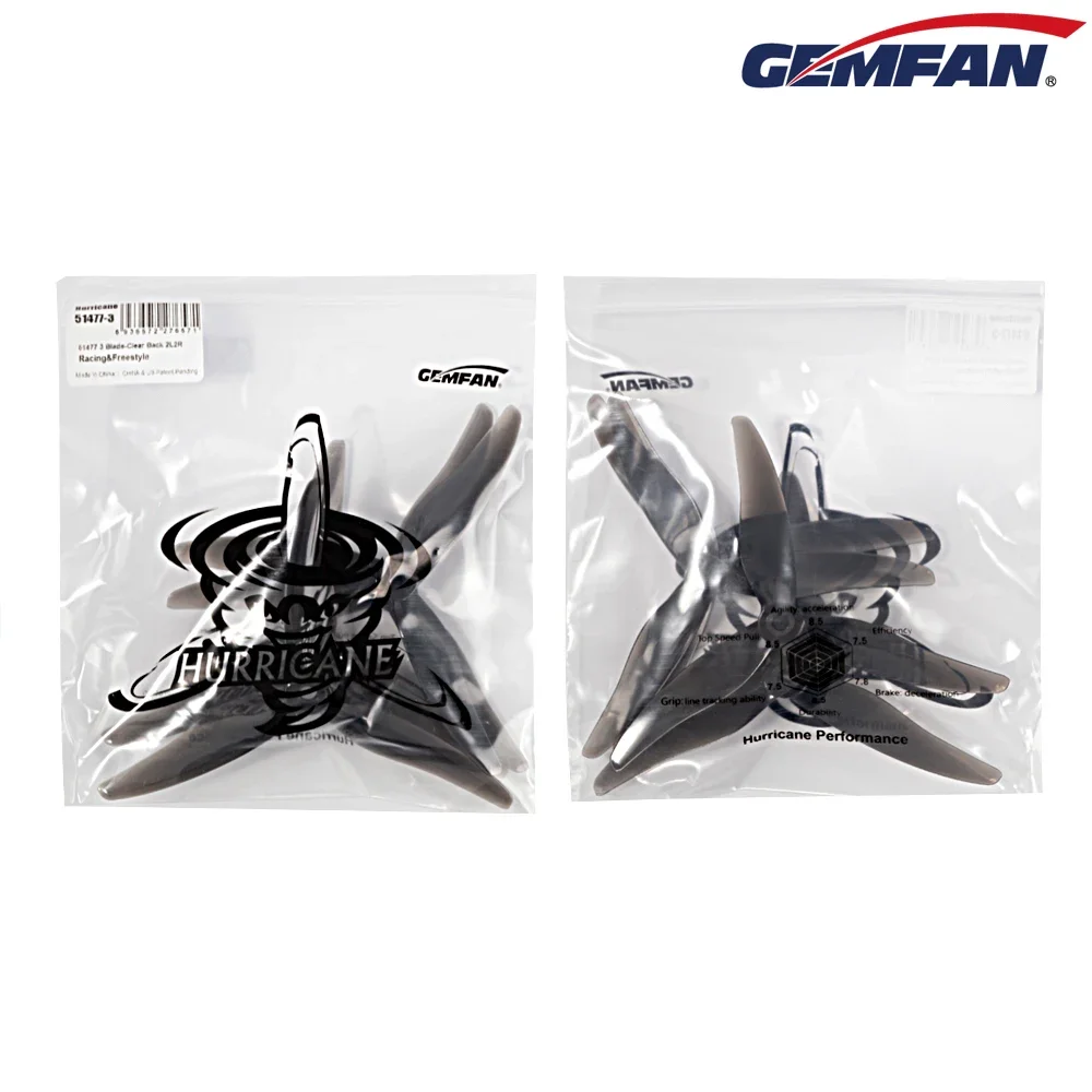 10 pares (10CW + 10CCW) Gemfan - Drone Rc Parts reseña y precio