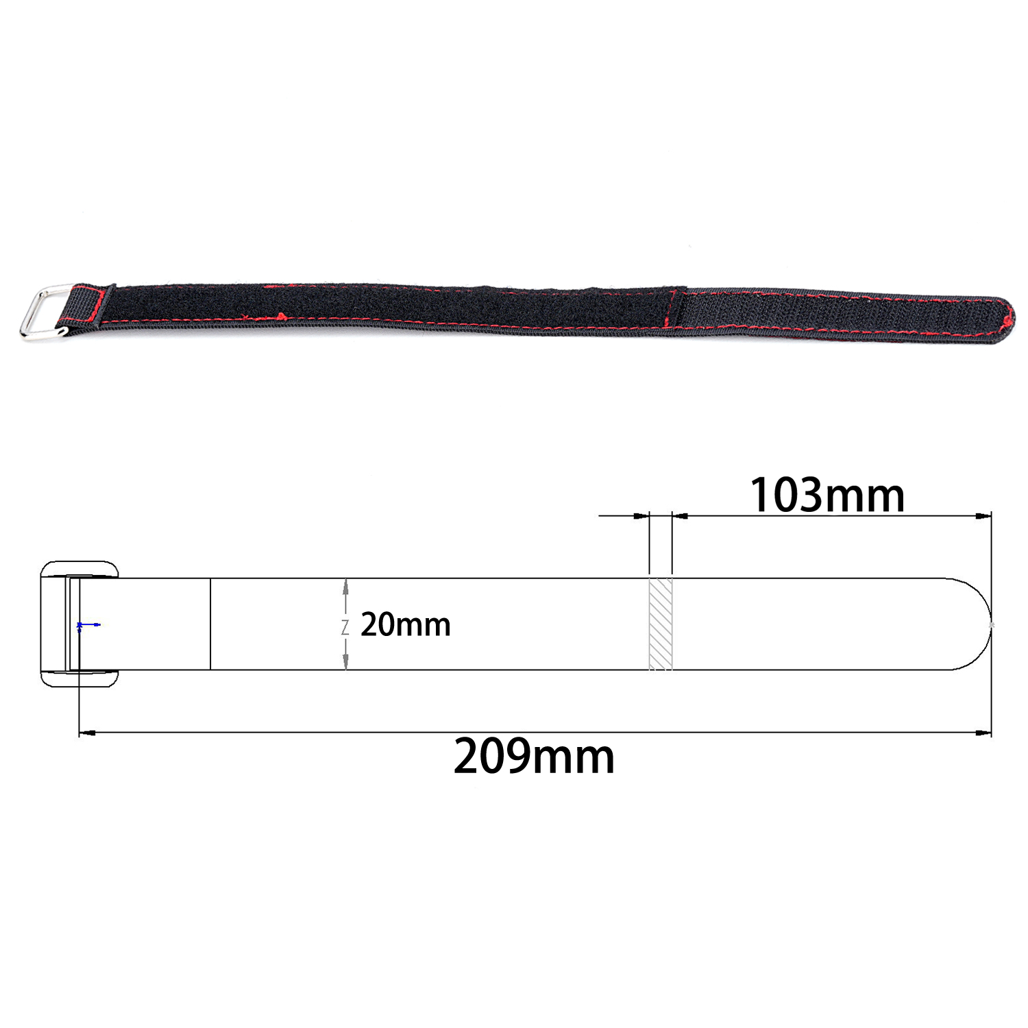 Correas de batería RC cosidas  - Drone Rc Lanyard reseña y precio