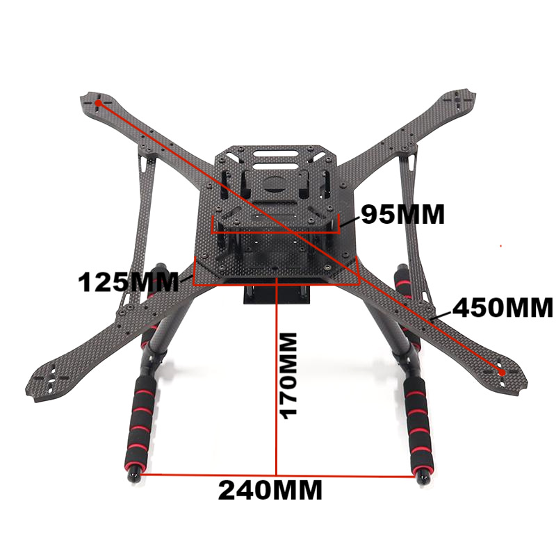 B-CUBE Marco de Dron inteligen - Heavy Lift Drone Frame reseña y precio