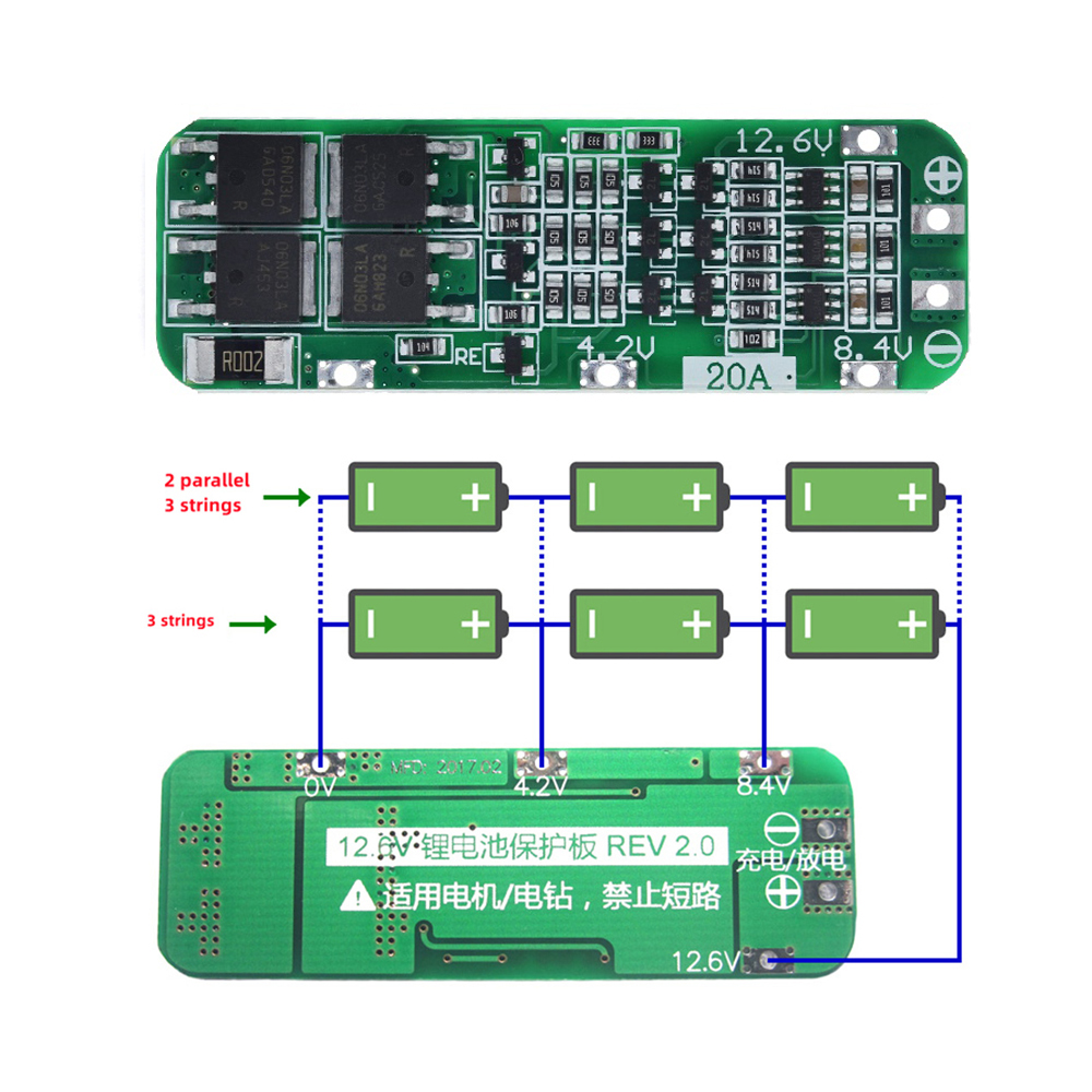 3S 20A Li-ion batería de litio - Lipo Battery Charger reseña y precio