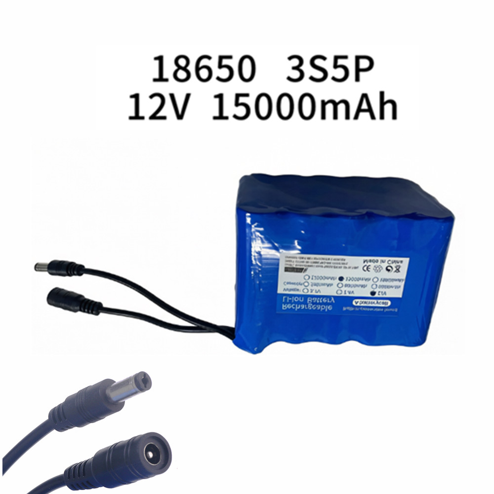 Batería de Pesca 12V 3S5P 15Ah - Lipo Battery Charger reseña y precio
