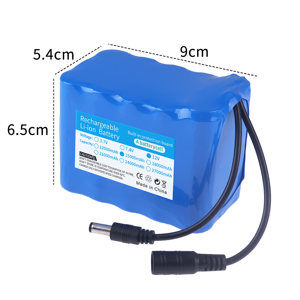 Batería de Pesca 12V 3S5P 15Ah - Lipo Battery Charger reseña y precio