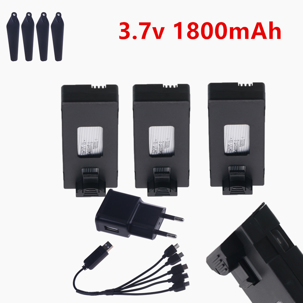 Batería Lipo recargable de 3,7 - Drone Rc E99 reseña y precio