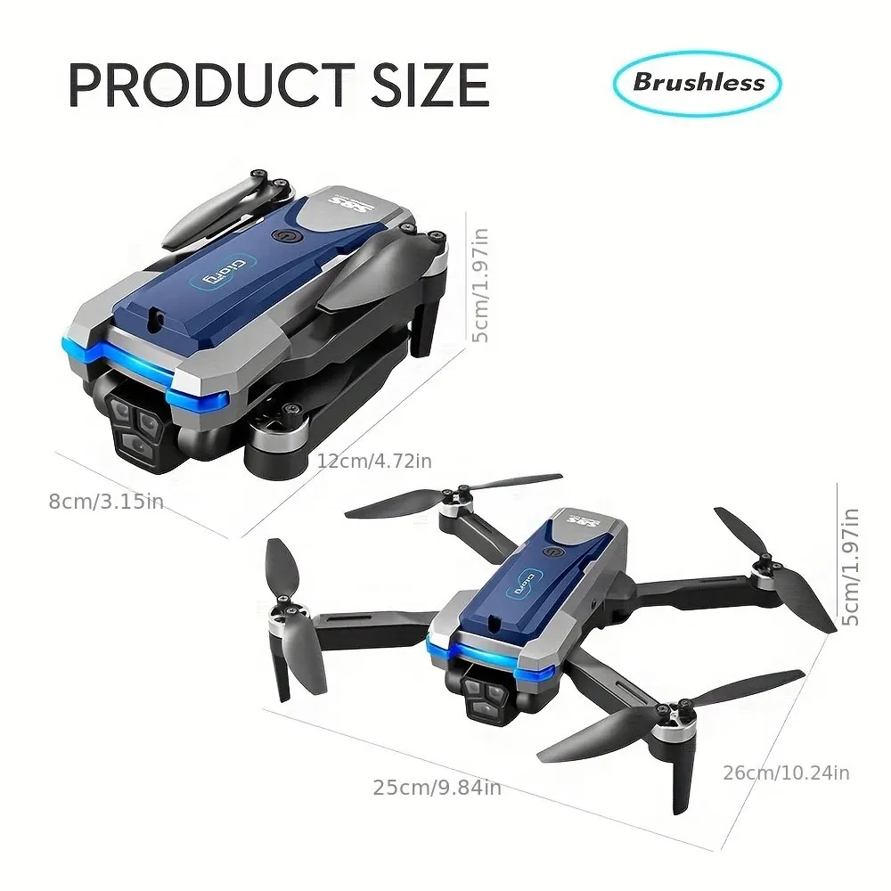 Dron plegable S8S con GPS, 5G, - Drone Rc Plegable reseña y precio
